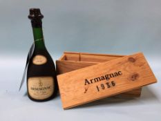 A 75cl bottle of 1936 Millesime Garanti Armagnac