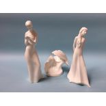 Three Royal Doulton figures, 'Tenderness', 'Tomorrow's Dreams', and 'Images' (3)