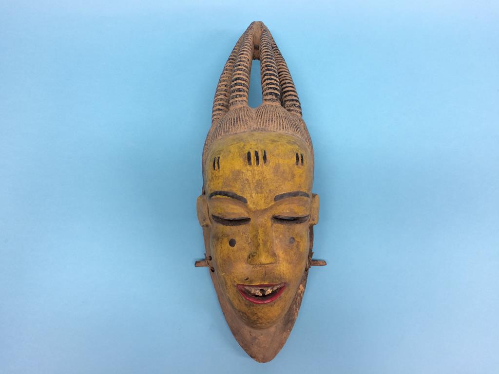 A Baule mask from the Ivory Coast - Image 2 of 2