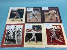 Autographs to include; Jason Kendall, Phil Rizzuto, Don Larsen x 3, Tom Tresh, Oscar Gamble,