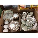Assorted tea china, to include Royal Doulton etc.