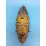 A Baule mask from the Ivory Coast