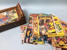 Assorted comics, to include Marvel and DC etc. and various books