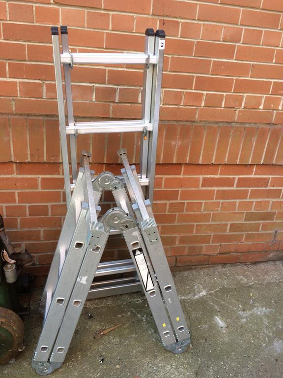 Two alloy ladders