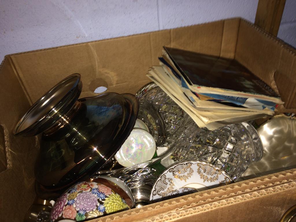 Three boxes of copper and brass etc. - Image 2 of 2