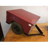 A small single axle trailer, 47 x 42cm