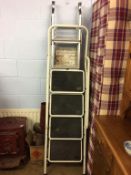 A quantity of step ladders