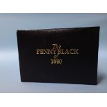 An 1840 Penny Black, in presentation book