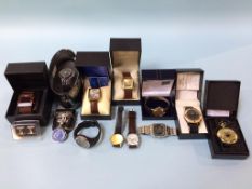 A tray of gentleman's dress watches
