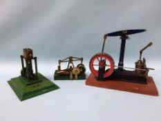 A Stewart model engine and two others