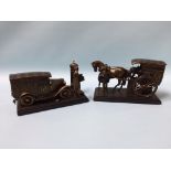 Two boxed Ringtons tea wagons