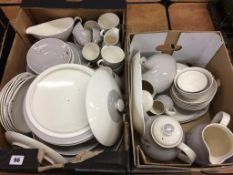 A Doulton and Co. Ltd 'Frost Pine' dinner service