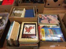 Three boxes of Oriental art books