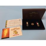 A boxed presentation 'Behind Enemy Lines' (Gulf War Collection) 22ct gold sovereign, dated 1980