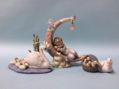 Three Lladro groups