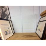 A shelf of pictures