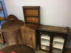 A corner cabinet, a narrow cabinet etc.