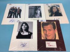 Autographs to include; Dave Navarro x 2, Deborah Gibson, Tori Amos x 3, Grace Slick, Amy Grant, Lynn