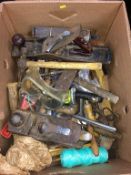 A box of planes and tools