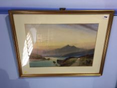 Pair, William Charles, watercolour, signed, 'Landscapes', 36 x 53cm