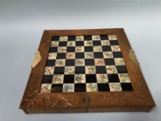 A boxed chess set