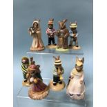 Eight boxed Royal Doulton Bunnykins figures