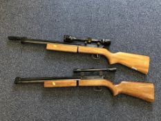 Two Sharp Inova air rifles