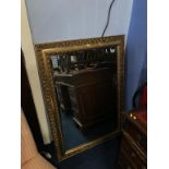 A gilt framed mirror, 76 x 107cm