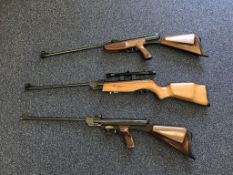Three Gammo air rifles