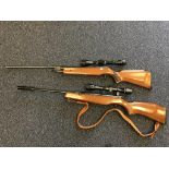 Air rifles, to include air arms and an Anschutz