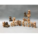 A large collection of Sylvac dogs (19)