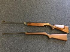 Air rifles, to include Weihrauch and one other