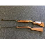 Air rifles, to include Weihrauch and one other