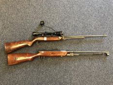 Air rifles, to include Webley MK3, and one other, unmarked
