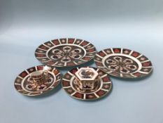 A collection of Royal Crown Derby Imari pattern china