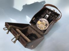 A mark IX bubble sextant in fitted case