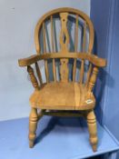 A child's Windsor armchair