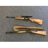 Air rifles, to include Powerline and a Daisy BB gun