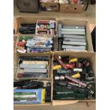 Six boxes of model railway