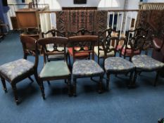 Five various chairs