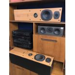 Stereo separates, to include a Philips CD player, Yamaha receiver and Tannoy speakers etc.