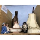 A quantity of assorted, to include wooden horse and ironside jug etc.