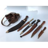 A Third Reich Second World war DLV flyers knife stamped F & A Helbig and a collection of various