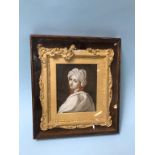 Gilt frame portrait, bears label verso, 'Portrait of Beatrice Ceni After Guido Reni'