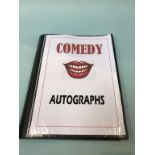 Autographs; Fifteen signatures with photographs to include, Spike Milligan, Ken Dodd, The Two