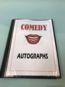 Autographs; Fifteen signatures with photographs to include, Spike Milligan, Ken Dodd, The Two