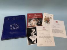 A collection of Royal Ephemera, to include correspondence from St James Palace