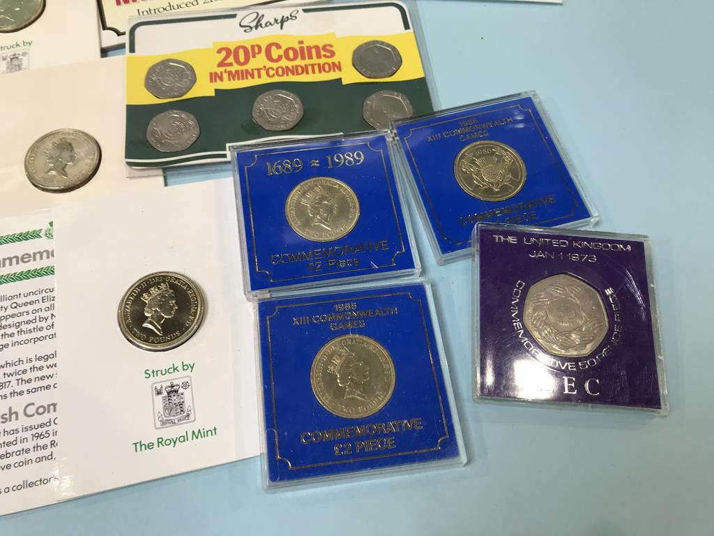 A collection of decimal coins - Image 2 of 6