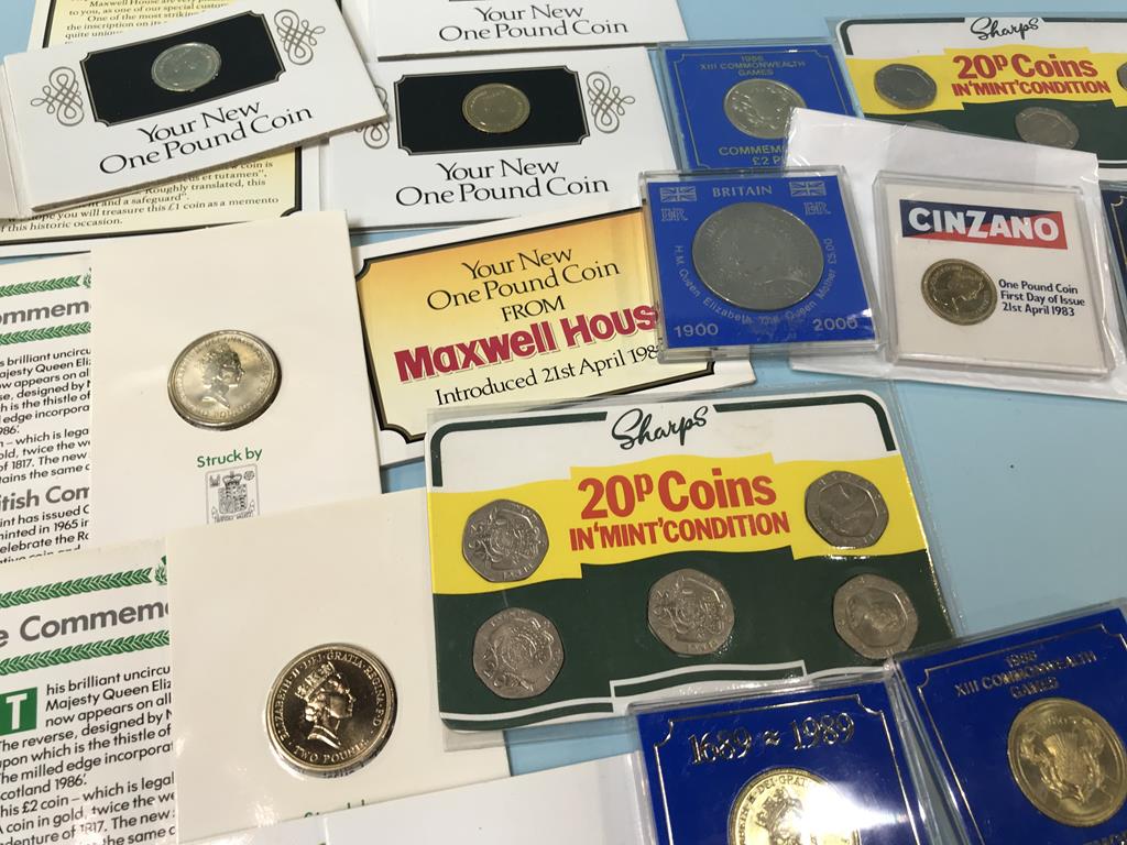 A collection of decimal coins - Image 3 of 6