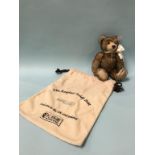 A Steiff 'The English Musical' Teddy Bear, with white tag, number 660979, brown tipped mohair,